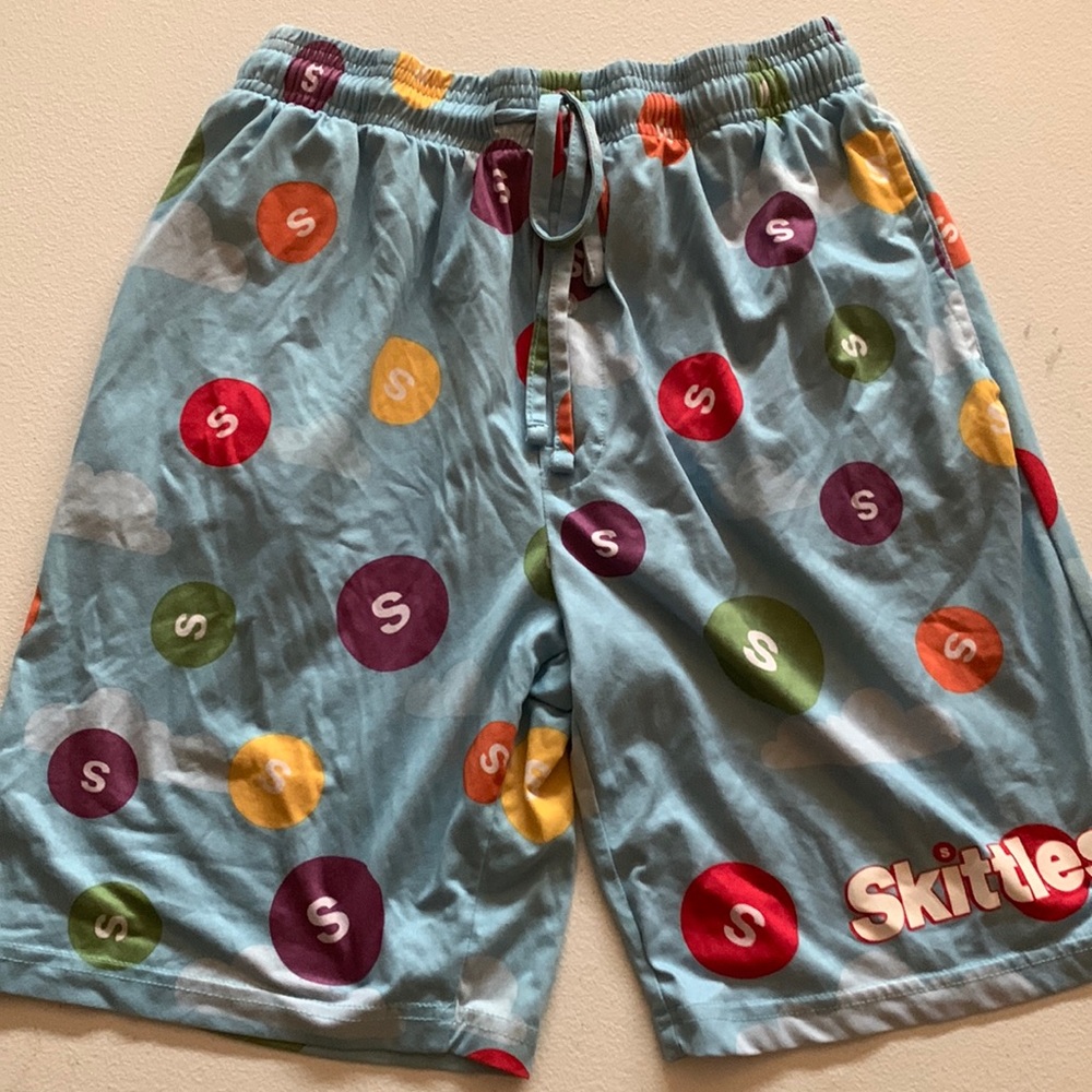Men’s medium skittles shorts